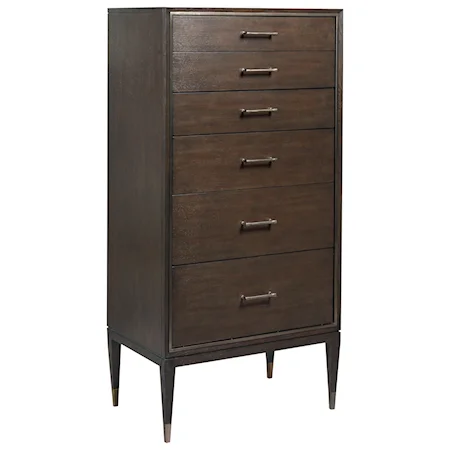 Miles Six Drawer Chest with Drawer Dividers